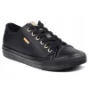 Trampki damskie BIG STAR RR274749 buty SNEAKERSY miejskie czarne niskie 37