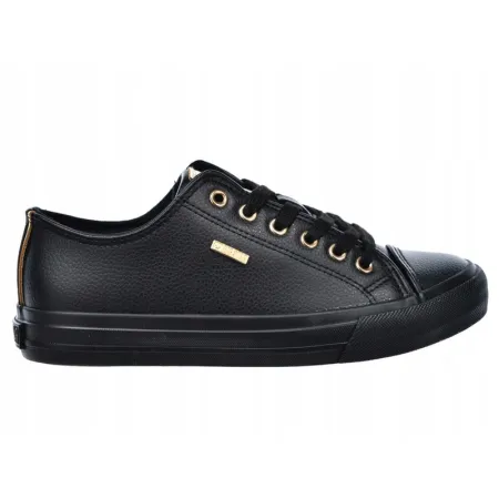 Trampki damskie BIG STAR RR274749 buty SNEAKERSY miejskie czarne niskie 37