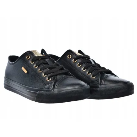 Trampki damskie BIG STAR RR274749 buty SNEAKERSY miejskie czarne niskie 37