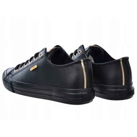 Trampki damskie BIG STAR RR274749 buty SNEAKERSY miejskie czarne niskie 37