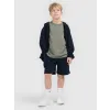 KRÓTKIE spodenki chłopięce 4F dziecięce DRESOWE TSHOM629 oversize 140
