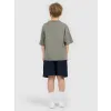 KRÓTKIE spodenki chłopięce 4F dziecięce DRESOWE TSHOM629 oversize 158