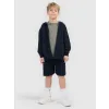 KRÓTKIE spodenki chłopięce 4F dziecięce DRESOWE TSHOM629 oversize 158
