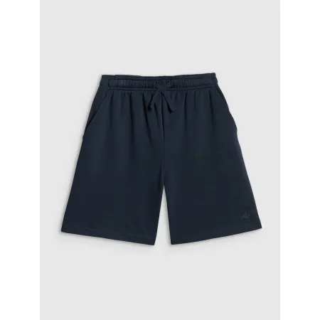 KRÓTKIE spodenki chłopięce 4F dziecięce DRESOWE TSHOM629 oversize 158
