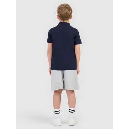 KRÓTKIE spodenki chłopięce 4F dziecięce DRESOWE TSHOM629 oversize 140