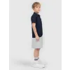 KRÓTKIE spodenki chłopięce 4F dziecięce DRESOWE TSHOM629 oversize 158