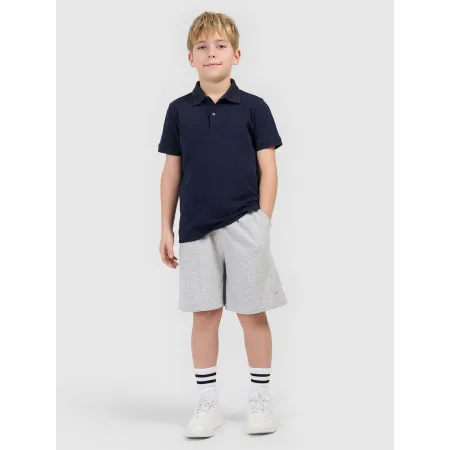 KRÓTKIE spodenki chłopięce 4F dziecięce DRESOWE TSHOM629 oversize 158