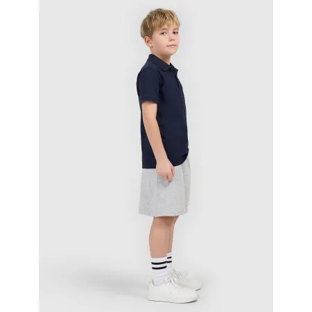 KRÓTKIE spodenki chłopięce 4F dziecięce DRESOWE TSHOM629 oversize 152
