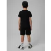 KRÓTKIE spodenki chłopięce 4F dziecięce DRESOWE TSHOM629 oversize 140