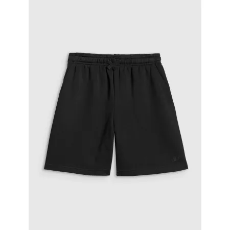 KRÓTKIE spodenki chłopięce 4F dziecięce DRESOWE TSHOM629 oversize 140