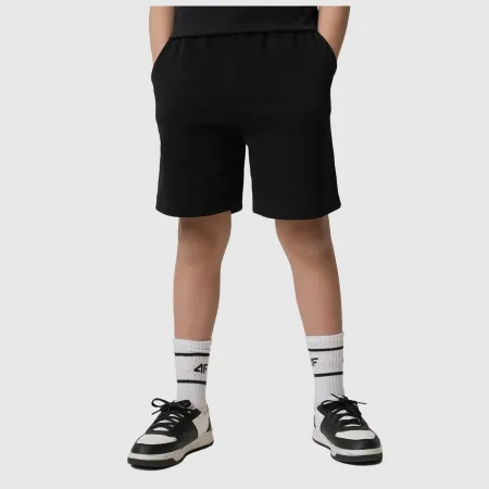 KRÓTKIE spodenki chłopięce 4F dziecięce DRESOWE TSHOM629 oversize 146