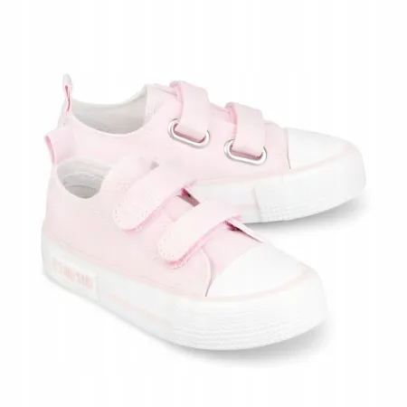 TRAMPKI na rzepy buty DZIECIĘCE BIG STAR tenisówki KK374083 różowe 23