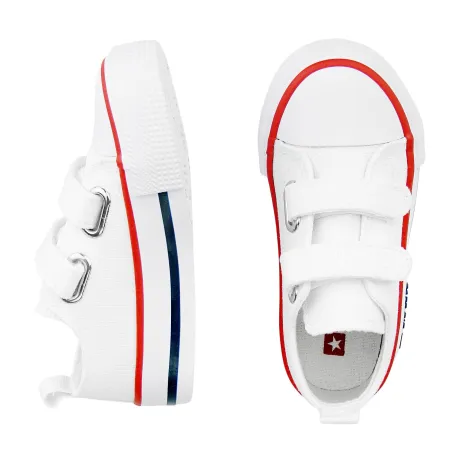 TRAMPKI na rzepy buty DZIECIĘCE BIG STAR białe z rzepami KK374085 22