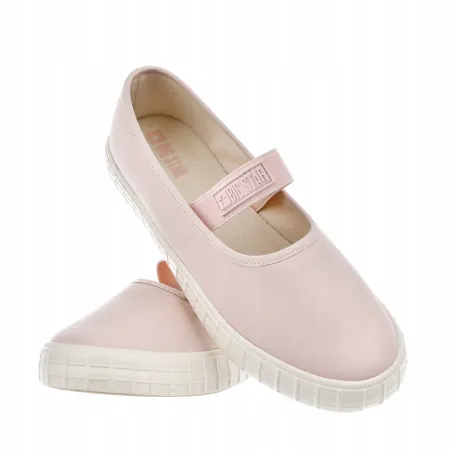 TRAMPKI WSUWANE buty damskie BIG STAR Slip On NN274606 sportowe różowe 39