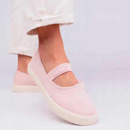 TRAMPKI WSUWANE buty damskie BIG STAR Slip On NN274606 sportowe różowe 39