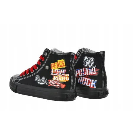 Trampki damskie BIG STAR wysokie PolAndRock WOODSTOCK limitowana edycja 41