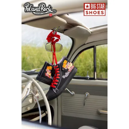 Trampki damskie BIG STAR wysokie PolAndRock WOODSTOCK limitowana edycja 41
