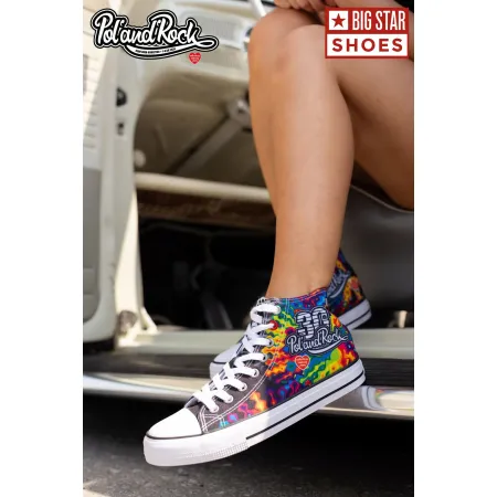 Trampki damskie BIG STAR wysokie PolAndRock WOODSTOCK limitowana edycja 41