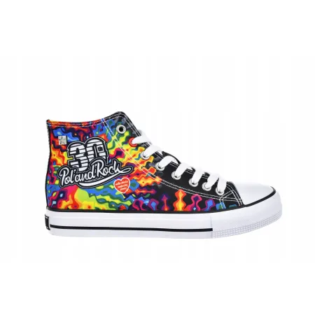 Trampki damskie BIG STAR wysokie PolAndRock WOODSTOCK limitowana edycja 41