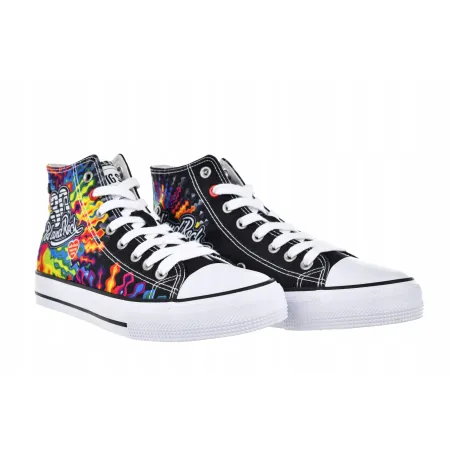 Trampki damskie BIG STAR wysokie PolAndRock WOODSTOCK limitowana edycja 41
