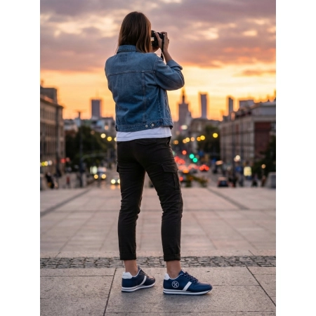 Buty sportowe damskie CROSS JEANS sneakersy miejskie lekkie JJ2R4022C 40