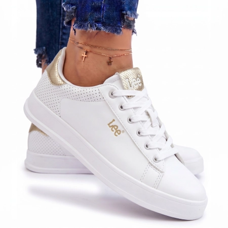 BUTY damskie LEE LILLY sportowe CASUAL sneakersy trampki z ekoskóry 38