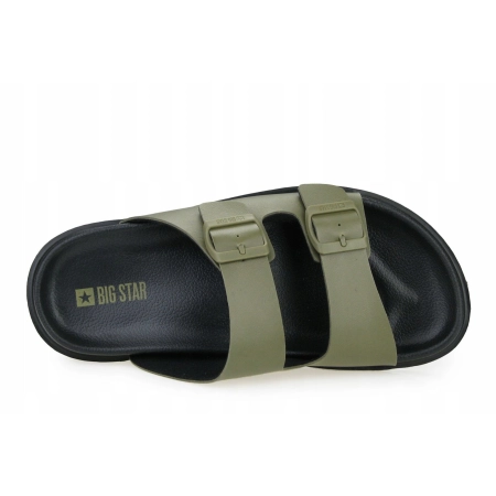 KLAPKI męskie BIG STAR na lato eleganckie z paskami miejskie NN174592 42