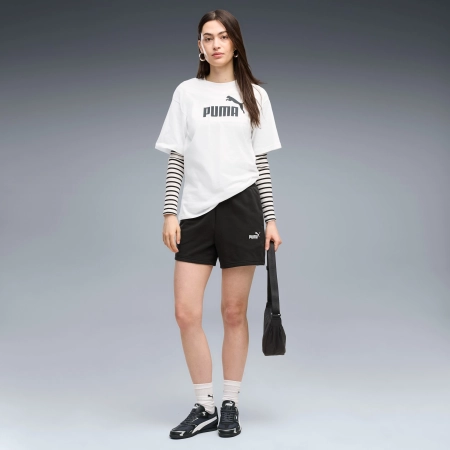SPODENKI szorty damskie PUMA sportowe DRESOWE 682440 wysoki stan czarne M