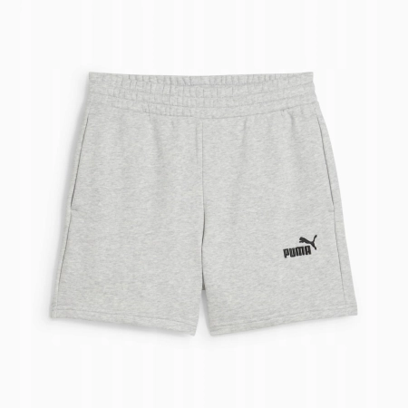 SPODENKI szorty damskie PUMA sportowe DRESOWE 682440 wysoki stan szare XL