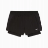 SPODENKI do BIEGANIA damskie PUMA z getrami sportowe TRENINGOWE dryCELL L
