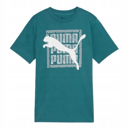 Koszulka dziecięca juniorska T-SHIRT PUMA z krótkim rękawem bawełniana 176
