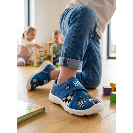 BEFADO buty DZIECIĘCE na RZEPY tenisówki bawełna 974X551 do przedszkola 30