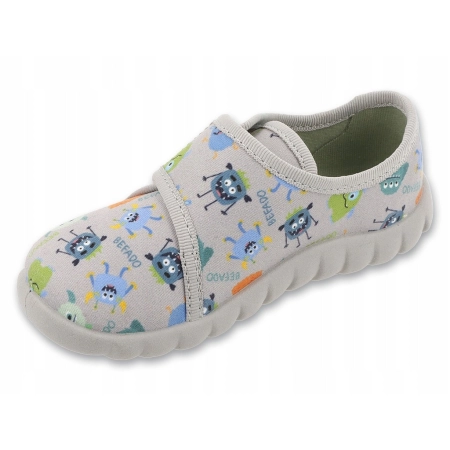 BEFADO KAPCIE na RZEPY buty DZIECIĘCE DO PRZEDSZKOLA 457P013 pantofle 21