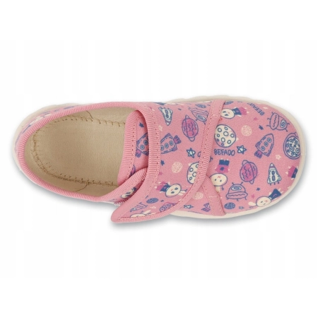 BEFADO KAPCIE na RZEPY buty DZIECIĘCE DO PRZEDSZKOLA 457P012 pantofle 19