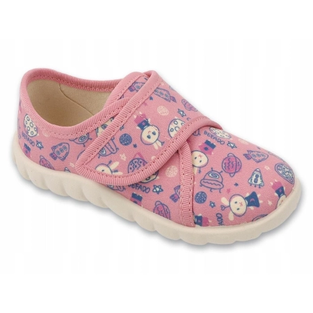 BEFADO KAPCIE na RZEPY buty DZIECIĘCE DO PRZEDSZKOLA 457P012 pantofle 19