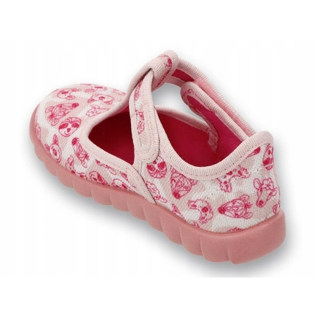 Buty BEFADO 627P019 na rzepy róż 22