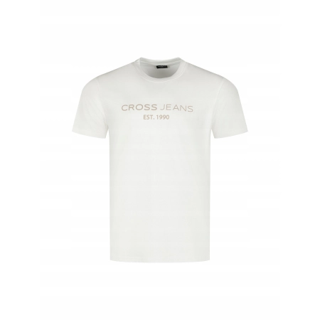 Koszulka męska z krótkim rękawem TSHIRT męski CROSS JEANS 16154-028 XL