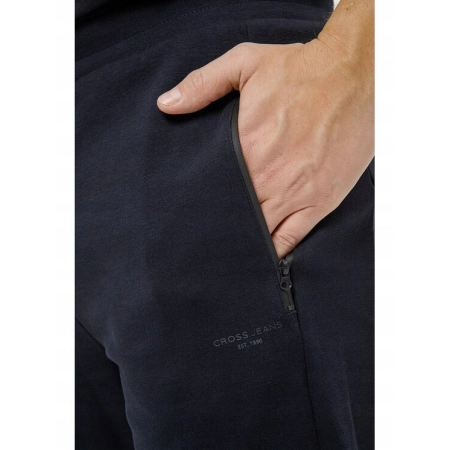 SPODENKI krótkie męskie dresowe CROSS JEANS 49091-310 bawełniane M