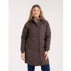 Płaszcz Damski MORAJ Pikowany Kurtka z Kapturem Parka ODW5500-003 S