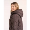 Płaszcz Damski MORAJ Pikowany Kurtka z Kapturem Parka ODW5500-003 S