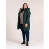 Płaszcz Damski MORAJ Pikowany Kurtka z Kapturem Parka ODW5500-003 XL