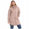 Płaszcz Damski MORAJ Pikowany Kurtka z Kapturem Parka ODW5500-003 beż 3XL