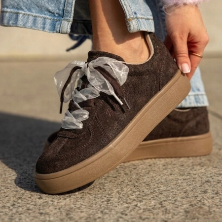BUTY damskie podwyższone BIG STAR SNEAKERSY UU274004 wygodne modne 36
