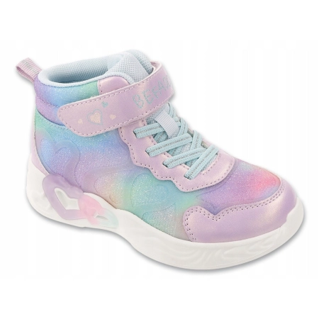 Buty dziecięce BEFADO Heart Lighty 516X527 Świecąca Podeszwa LED na Rzep 29