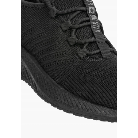 Buty damskie sportowe BIG STAR UU274057 SNEAKERSY siatkowe lekkie czarne 36