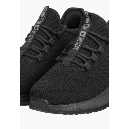 Buty damskie sportowe BIG STAR UU274057 SNEAKERSY siatkowe lekkie czarne 36