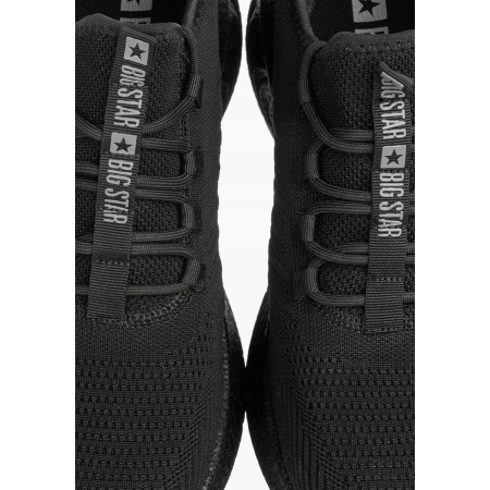 Buty damskie sportowe BIG STAR UU274057 SNEAKERSY siatkowe lekkie czarne 36
