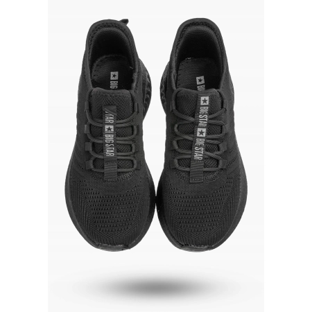 Buty damskie sportowe BIG STAR UU274057 SNEAKERSY siatkowe lekkie czarne 36