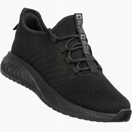 Buty damskie sportowe BIG STAR UU274057 SNEAKERSY siatkowe lekkie czarne 38