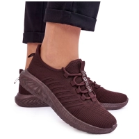 Buty damskie sportowe BIG STAR UU274053 SNEAKERSY siatkowe lekkie bordo 41